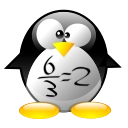 Tux, of Math Command Logo