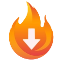 Sovelluksen FlameGet logo