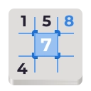 Logo aplikácie Sudoku prostredia GNOME