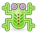 Logo aplikácie frogr