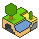 Logo aplikácie Luanti