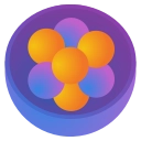 Logo aplikácie Atoms
