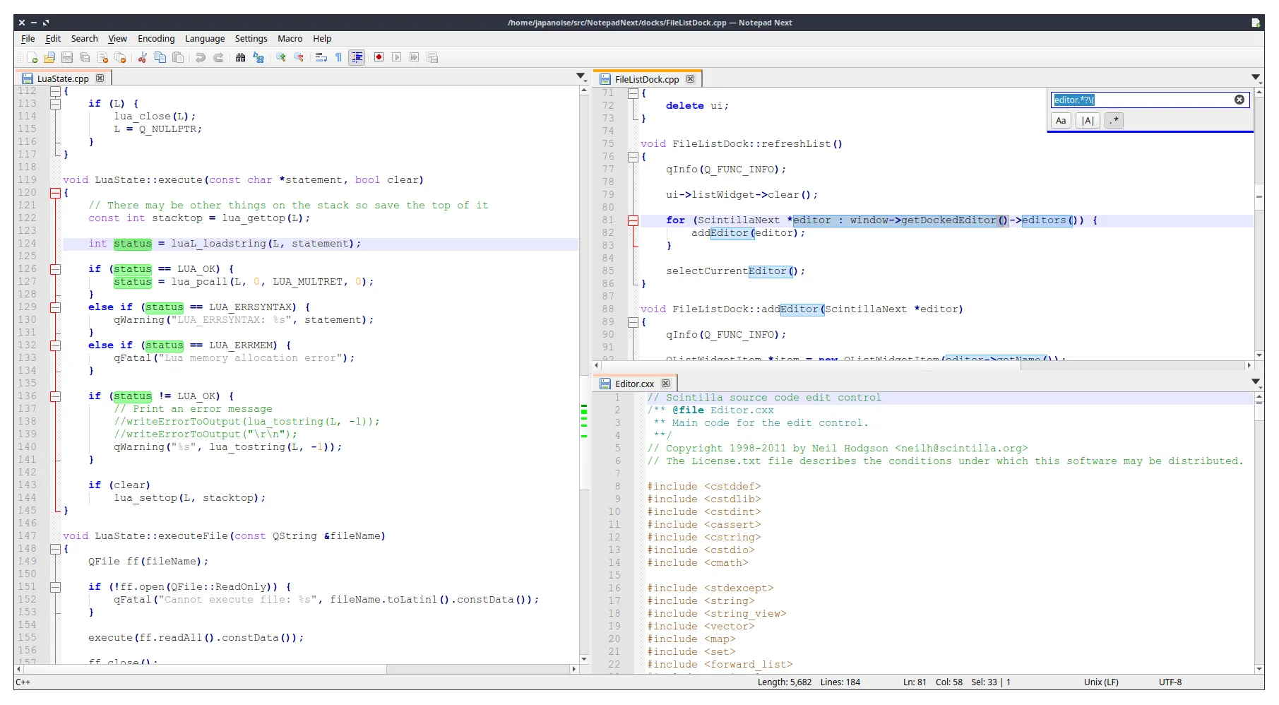 Установить «Notepad Next» на Linux | Flathub