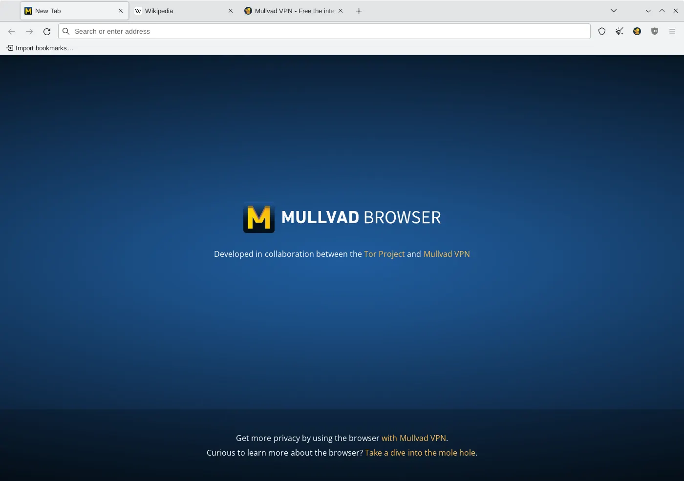 Instalar Mullvad Browser en Linux | Flathub