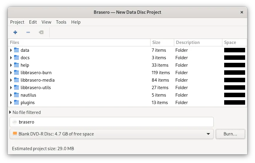 Instalar Brasero no Linux | Flathub