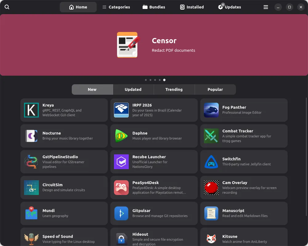 Home page