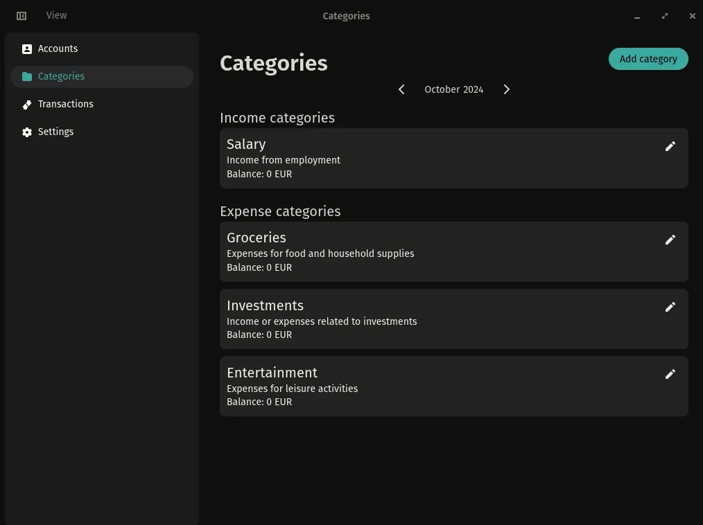 Categories