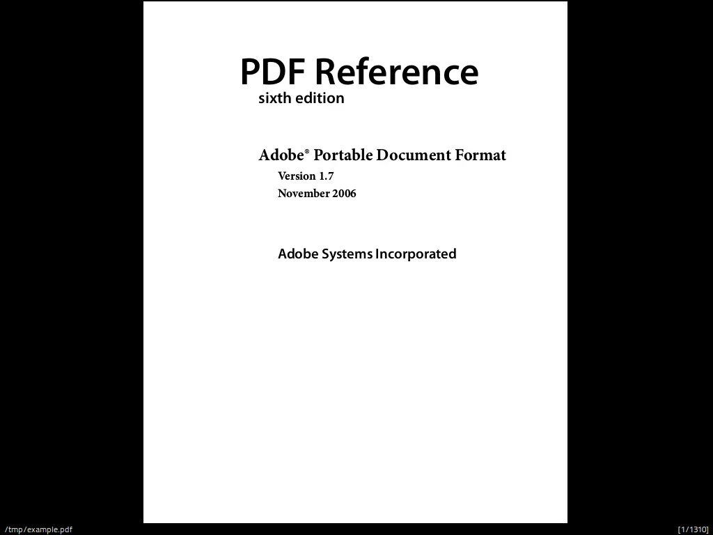 Reading a PDF file