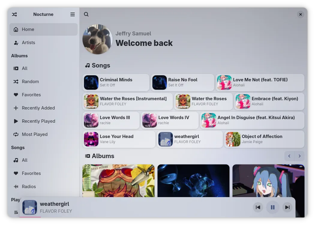 Main homepage