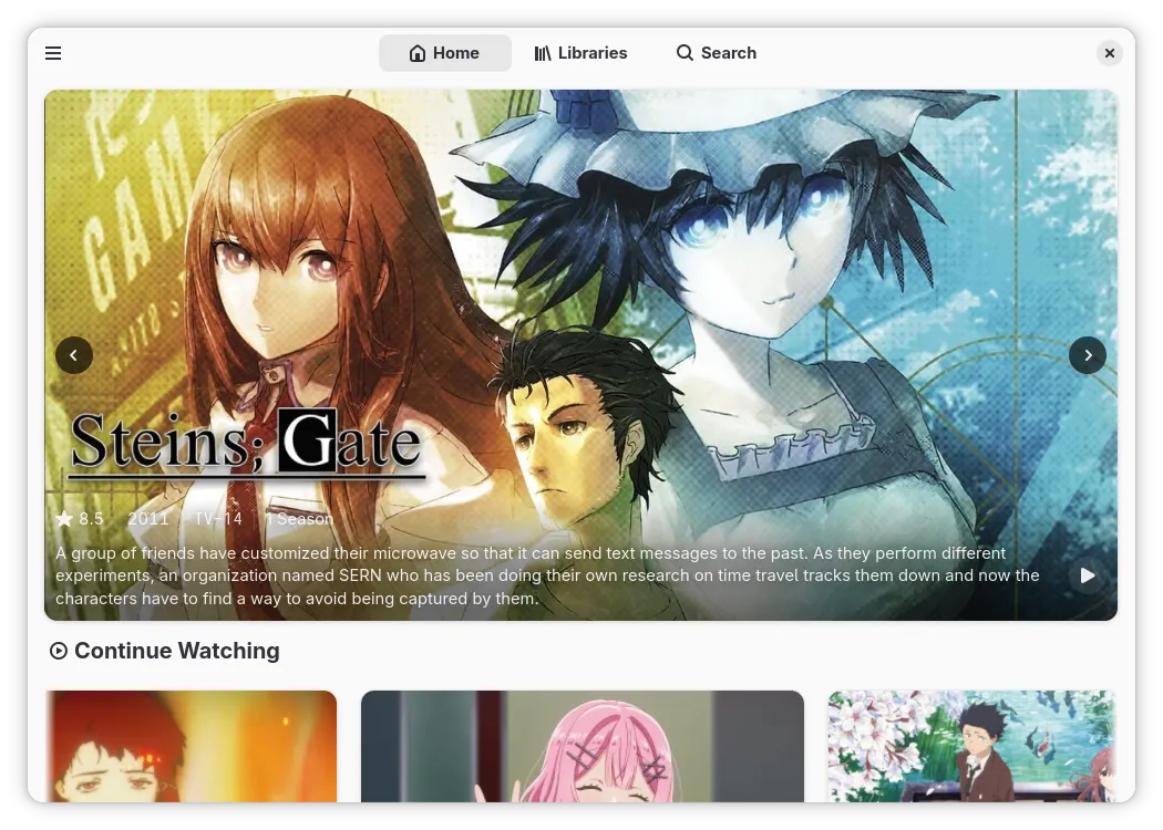 Main homepage
