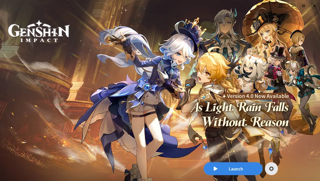 Main launcher window (Classic look)