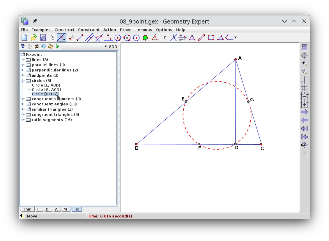 Identifying the 9-point-circle