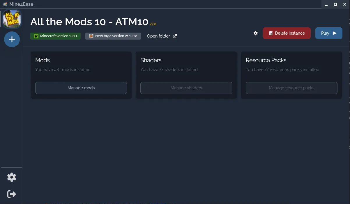 Instance view