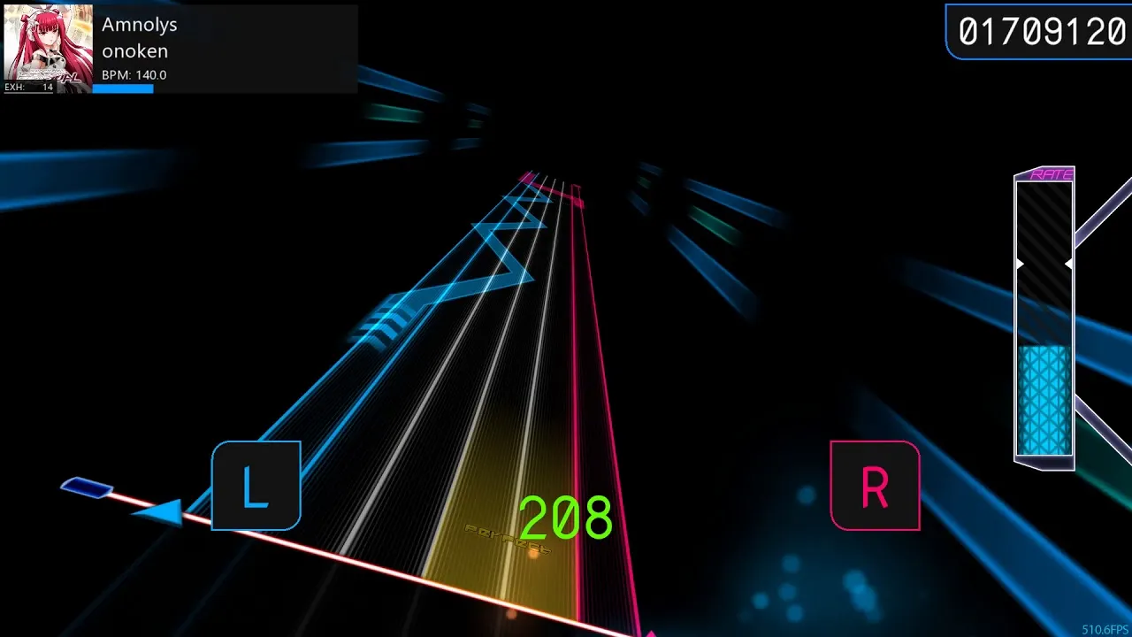 Gameplay screenshot showcasing default colors