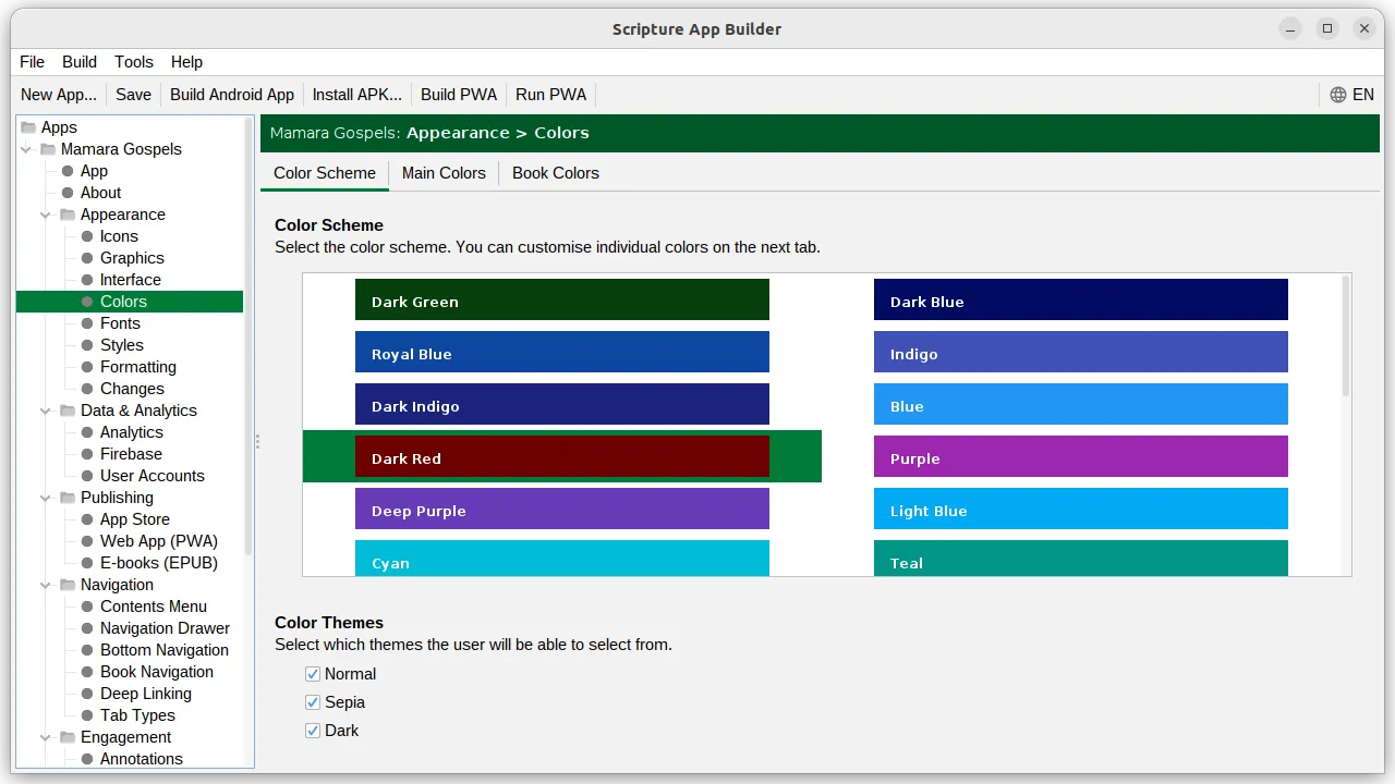 Theme Selection
