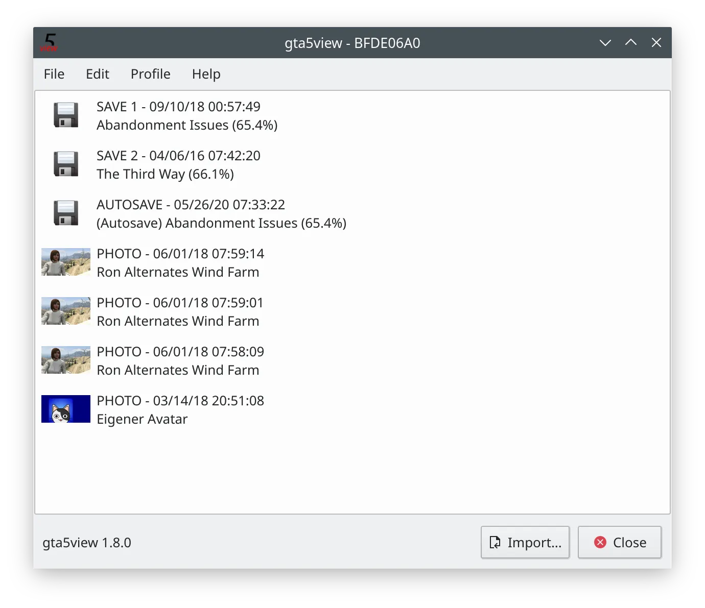 User Interface
