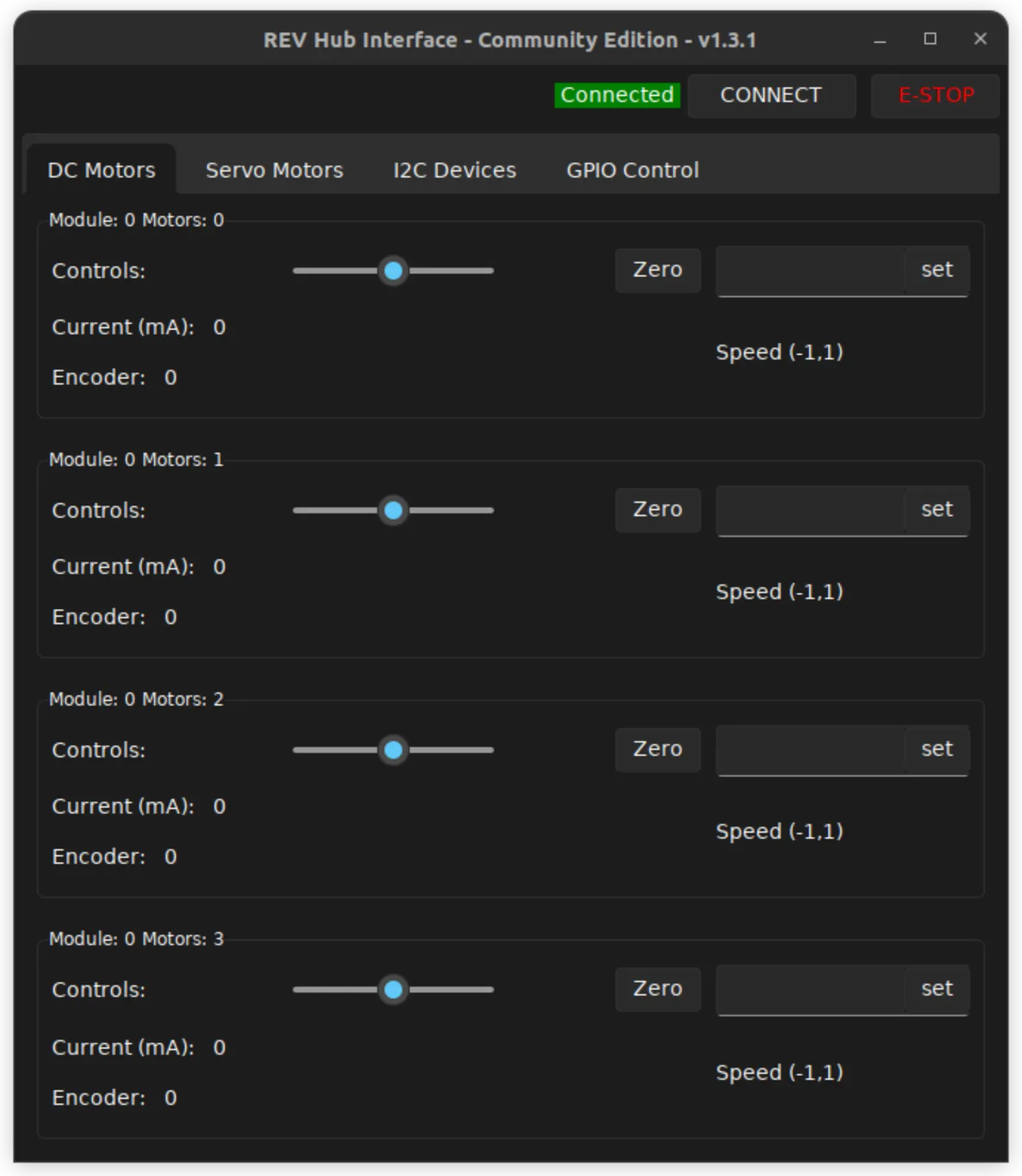 Controlling motors