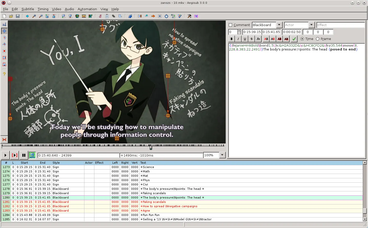 Typesetting