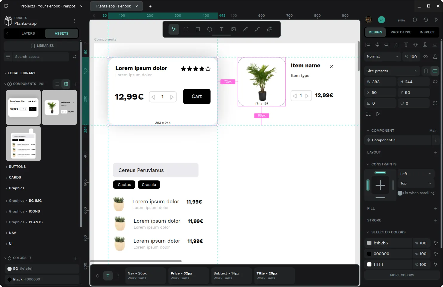 Example project showcasing the interface