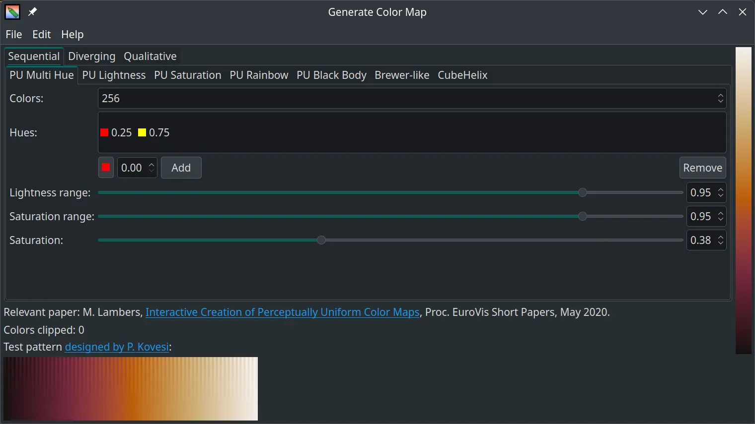 The user interface