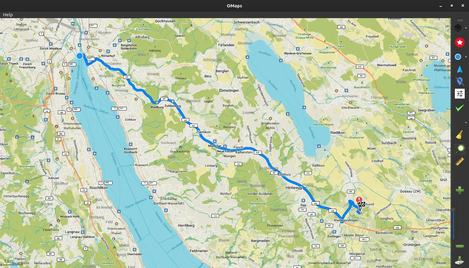 Routing in light mode