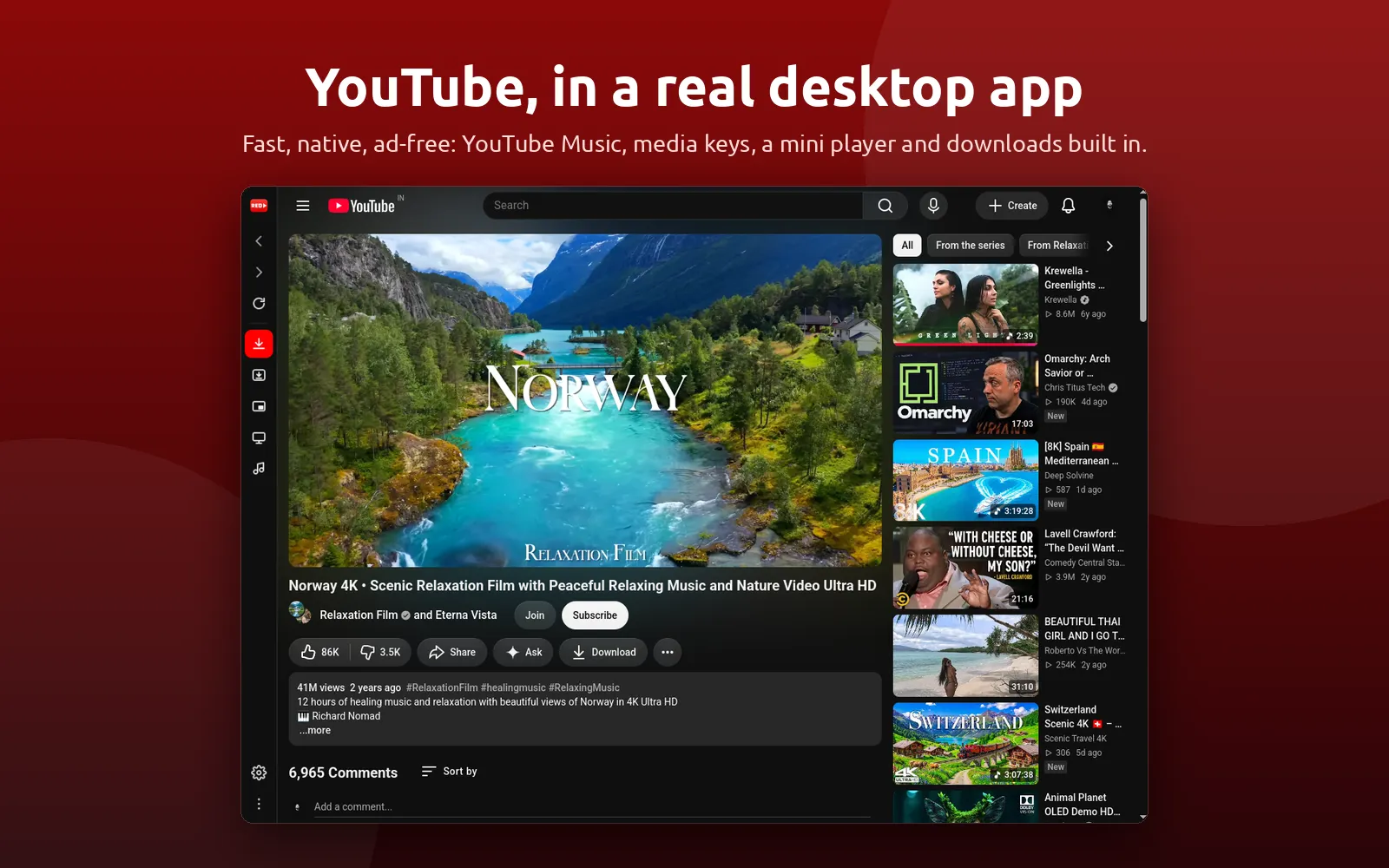 Watch YouTube without ads in desktop mode, with dislike counts and SponsorBlock markers