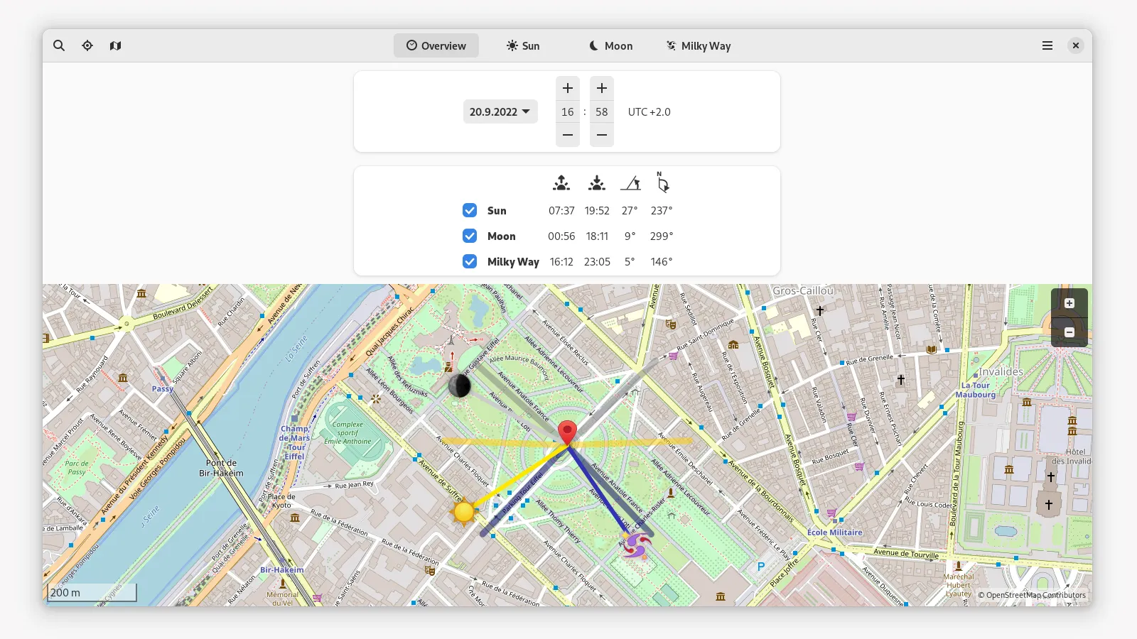 Overview with a map and some basic information