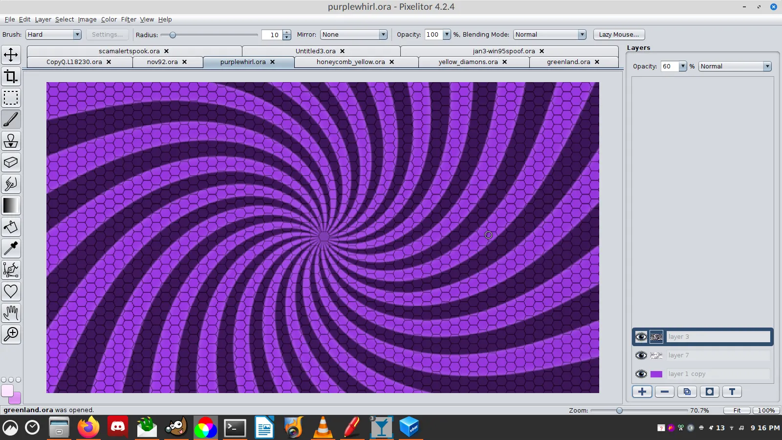 Purple Whirl