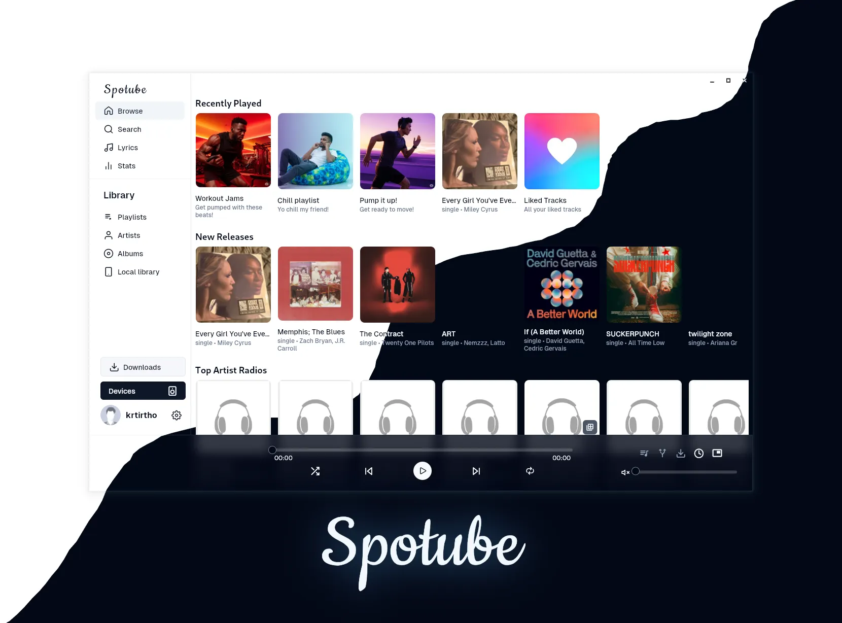 Spotube screenshot