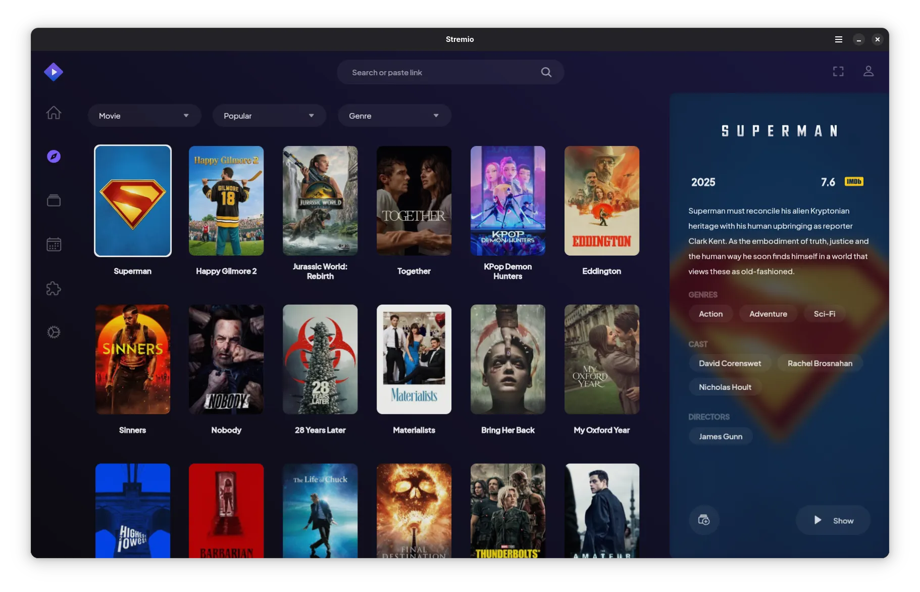 Home page