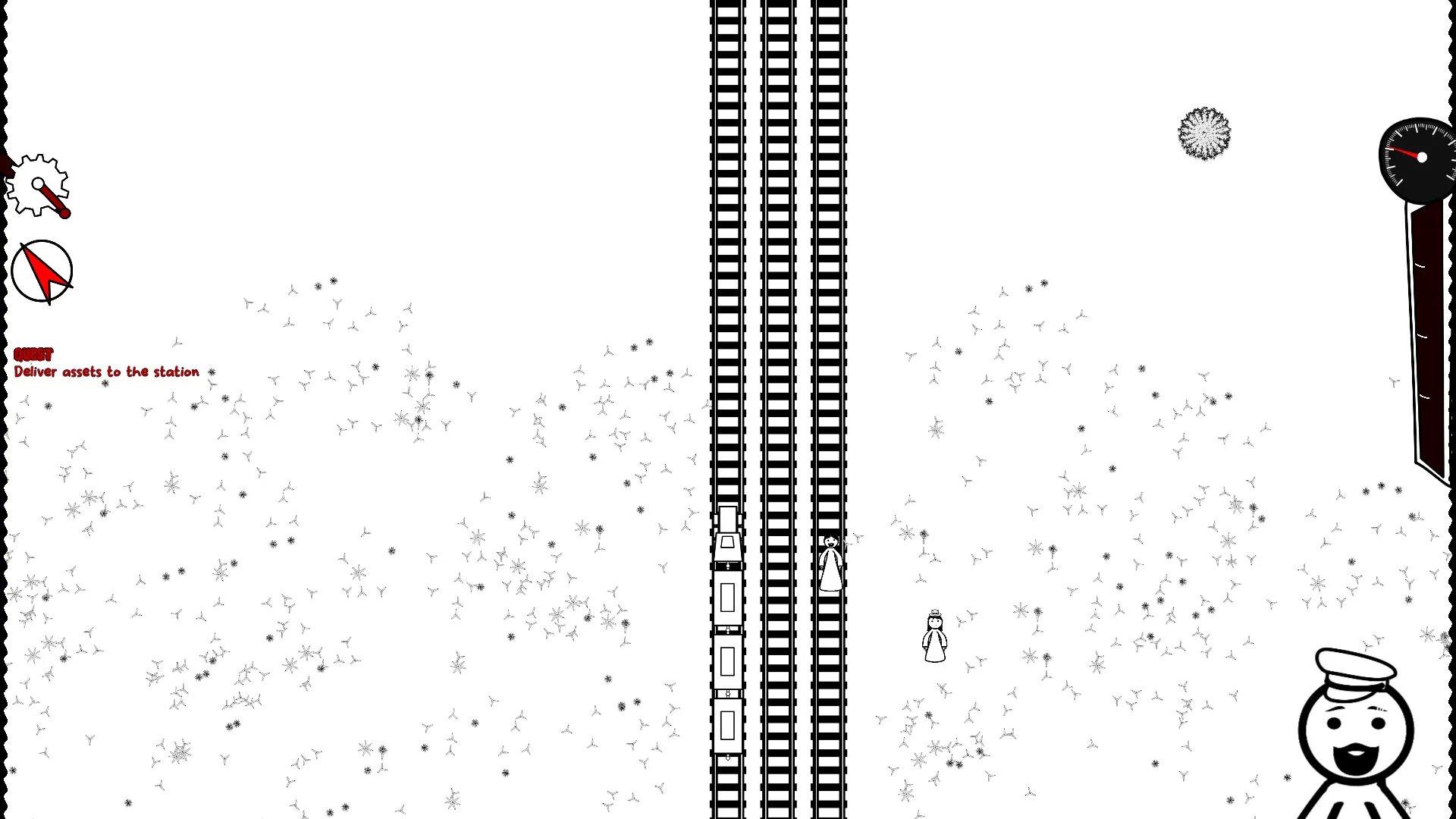 Screenshot of the game during fresh run