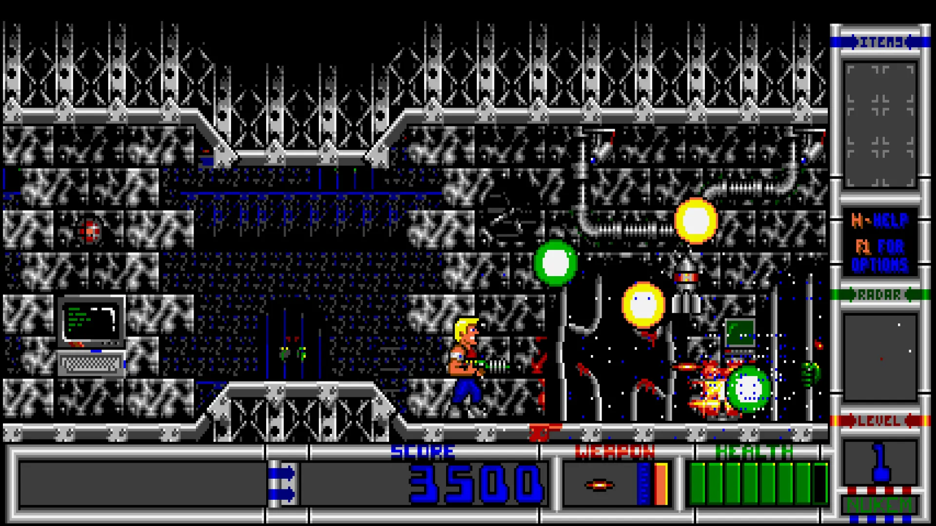 Playing Duke Nukem II's first level using RigelEngine