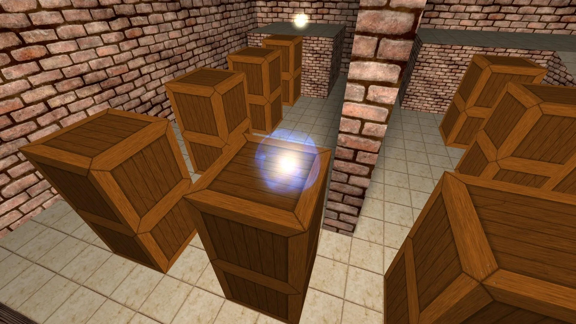 Jumping over crates