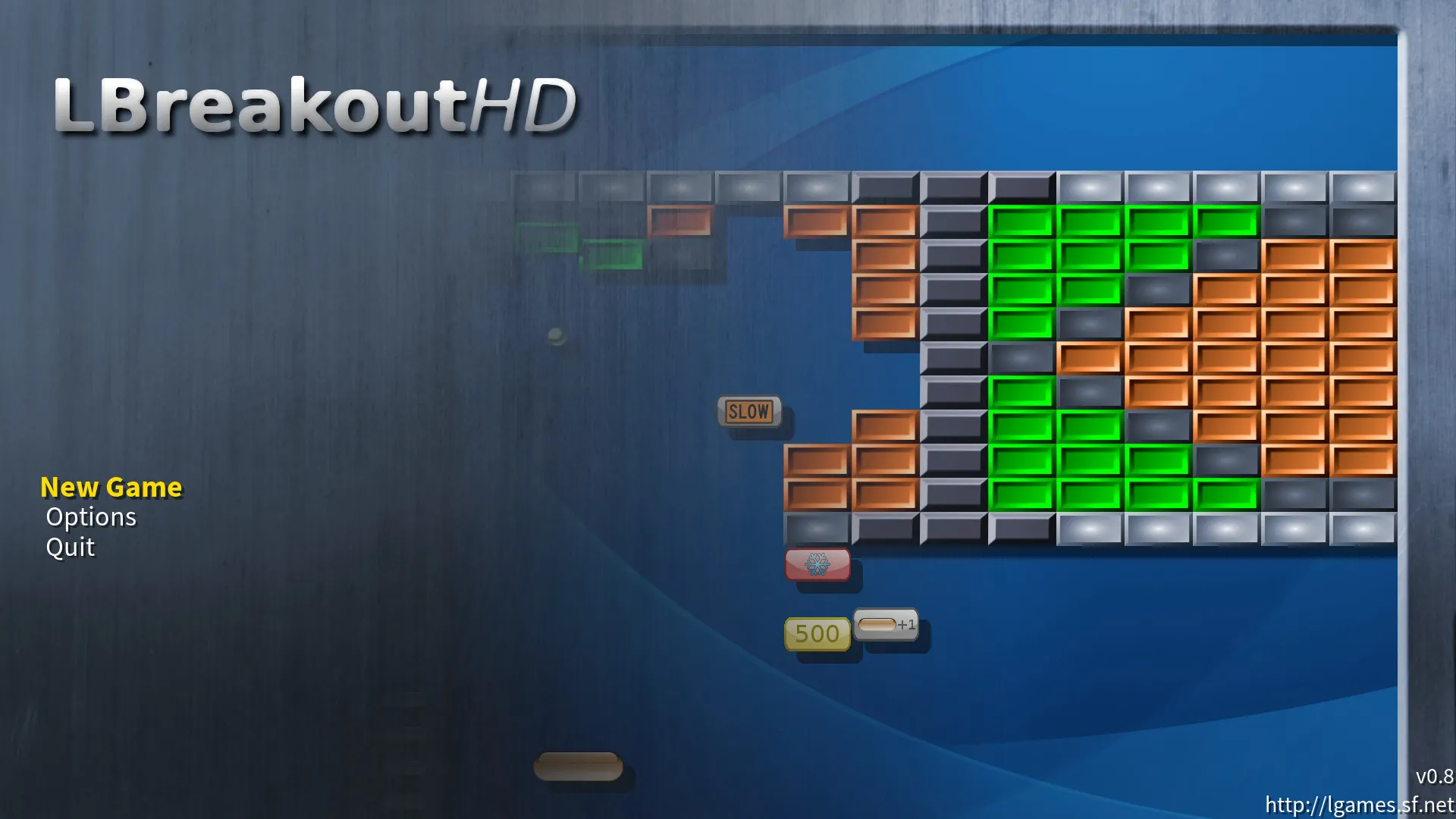 Main menu