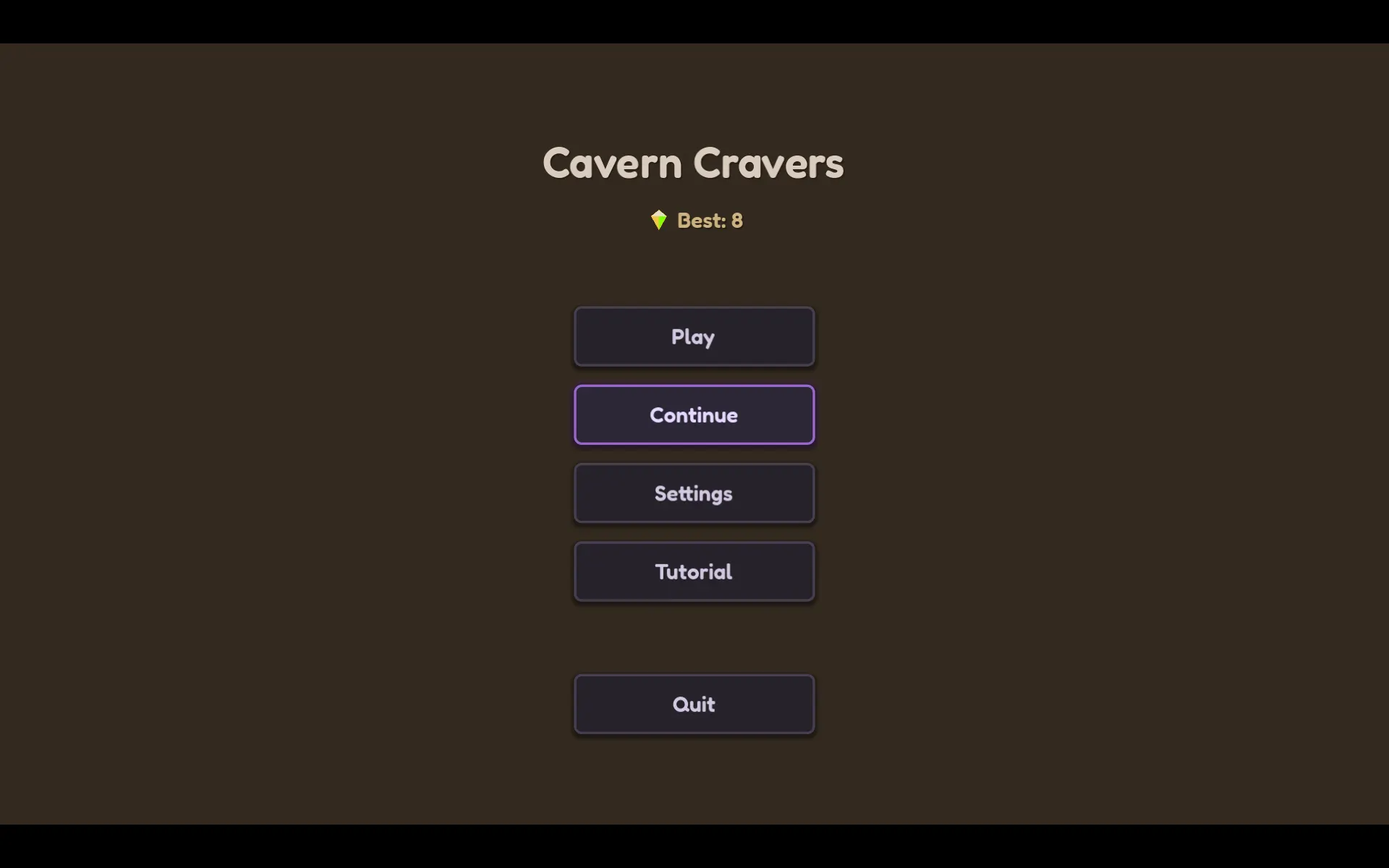 Main Menu Screenshot