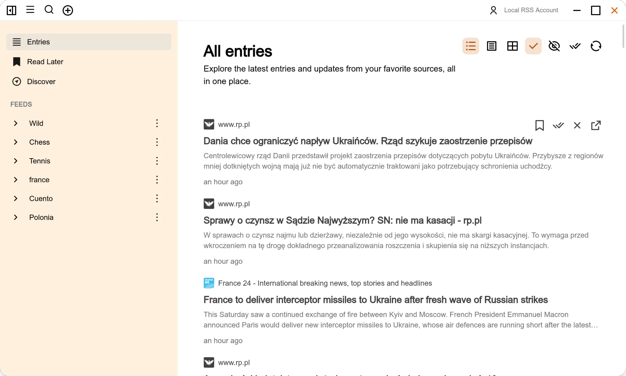 Browse all entries in chronological order.