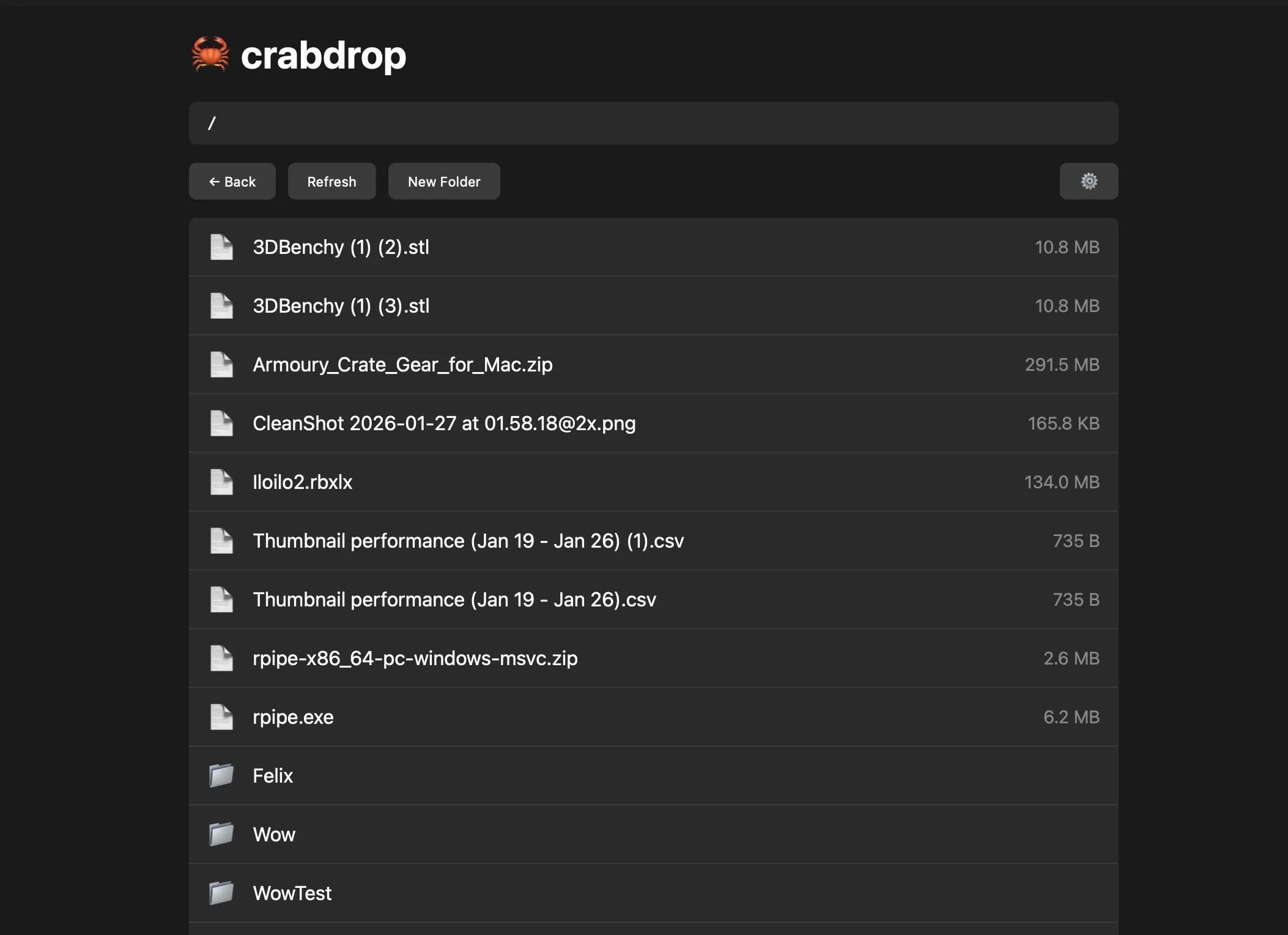 File browser