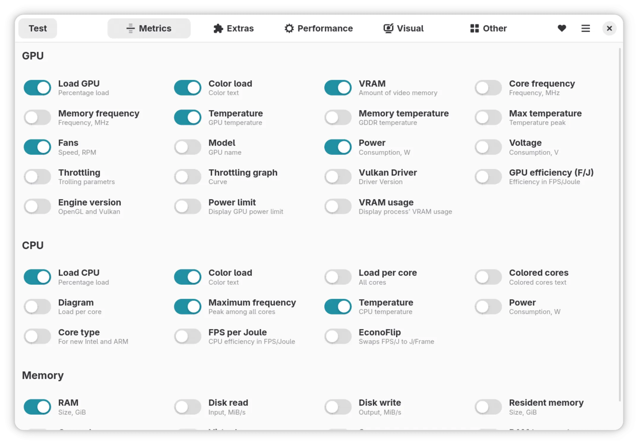 Main interface of MangoJuice