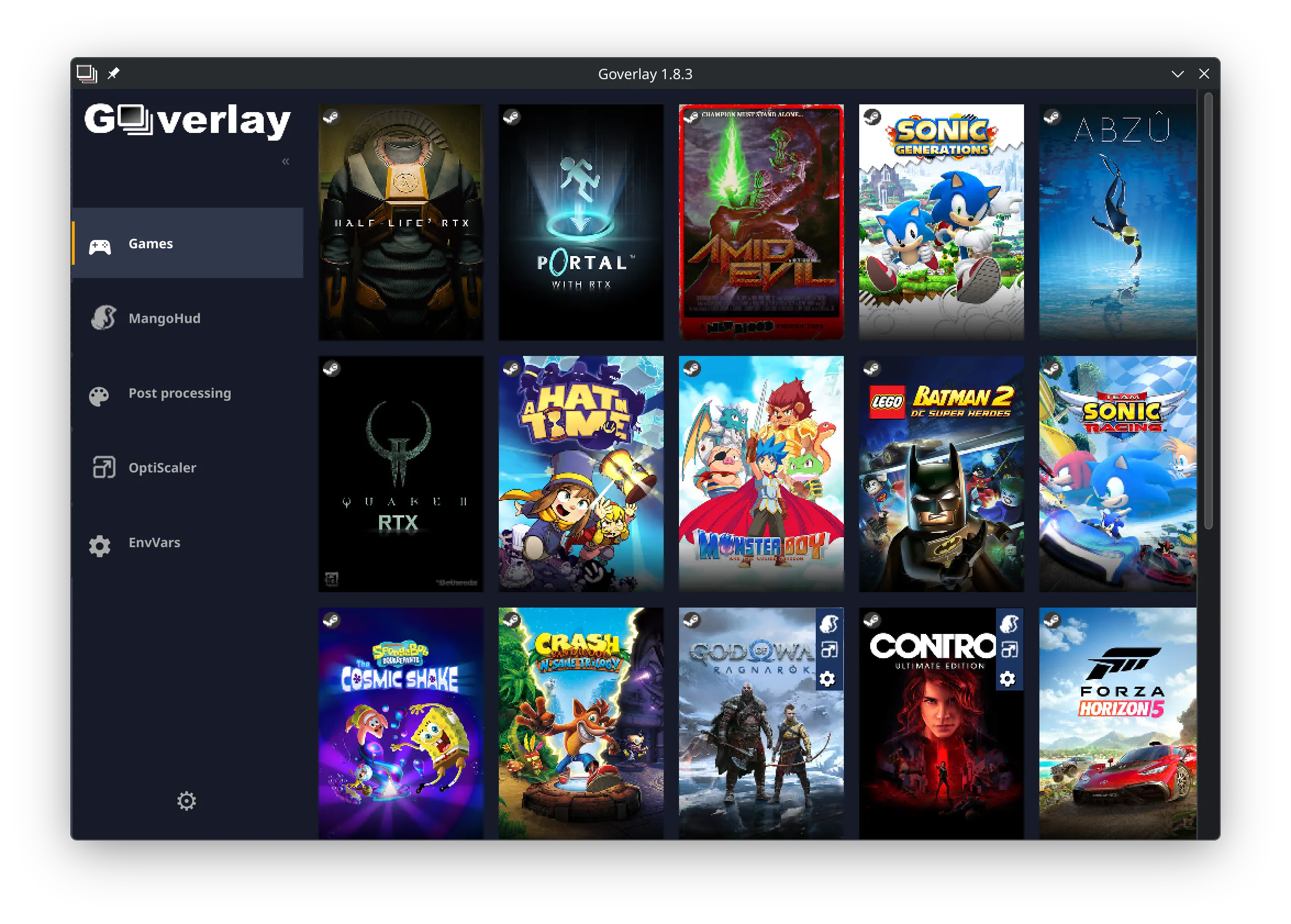 Pre-configured presets