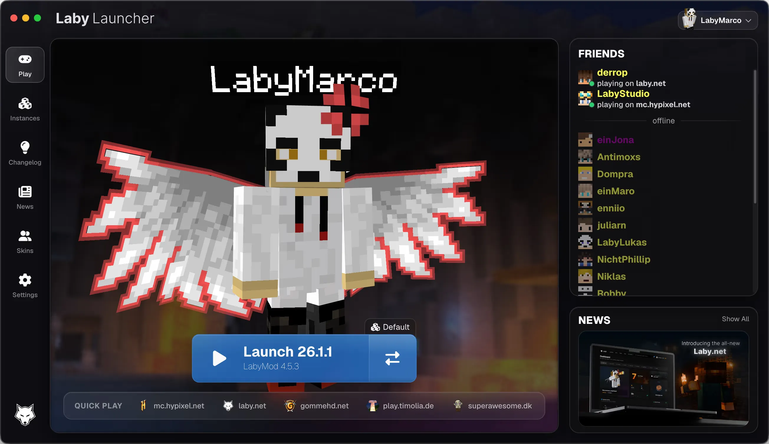 Laby Launcher