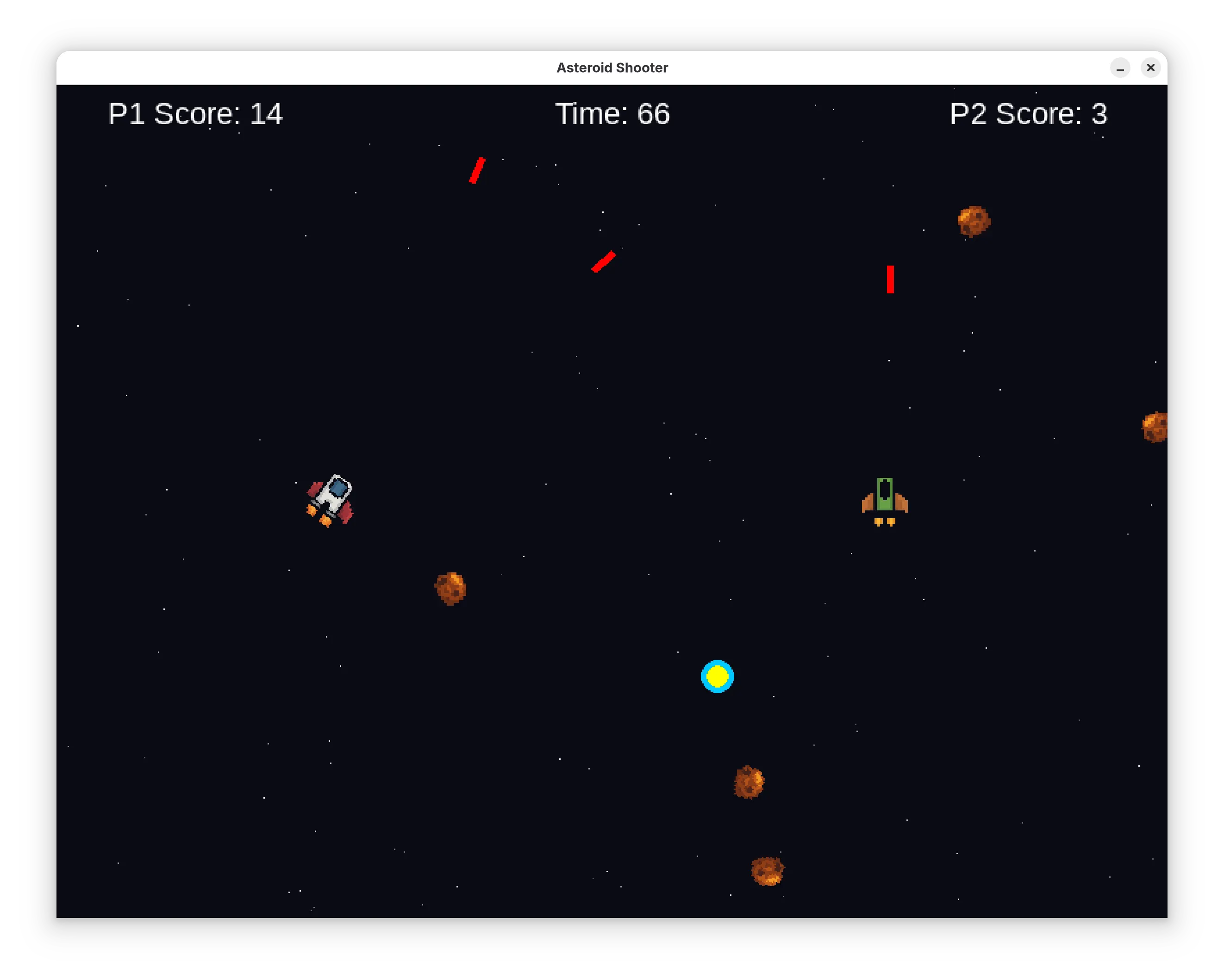 Asteroid Shooter instructions
