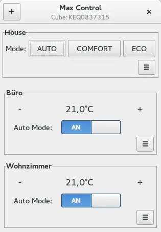 Control interface
