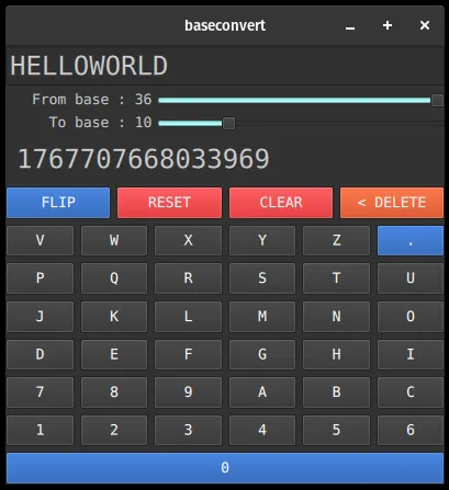 Convert between base 32 and binary.