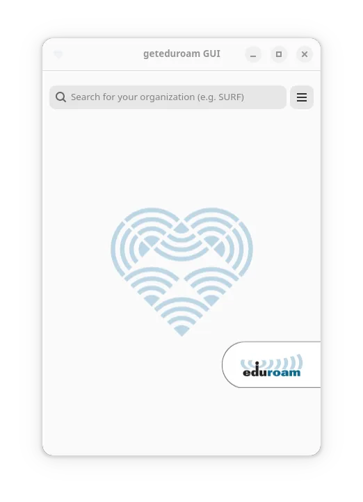 A simple GUI to login to eduroam