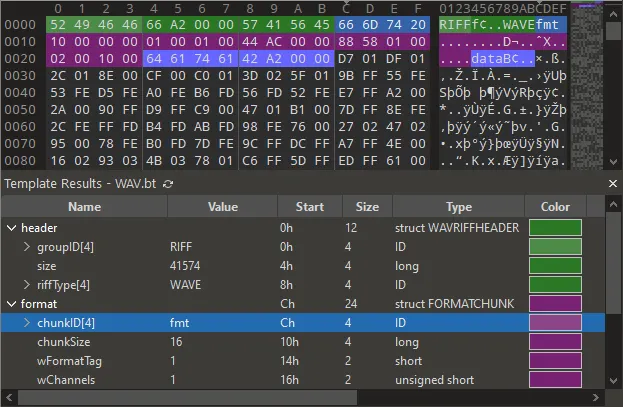 Binary Templates