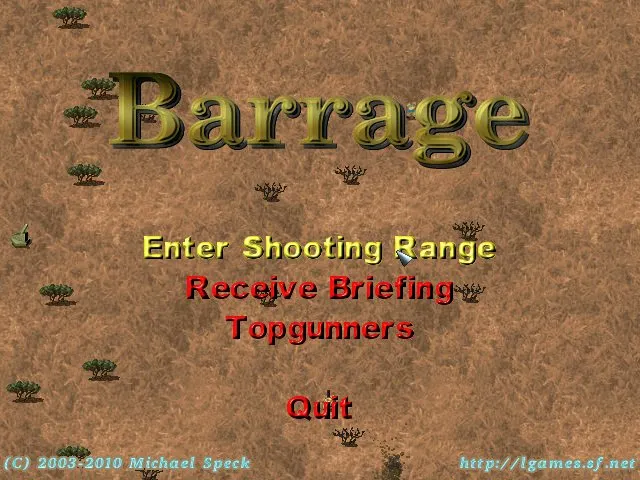 Main menu