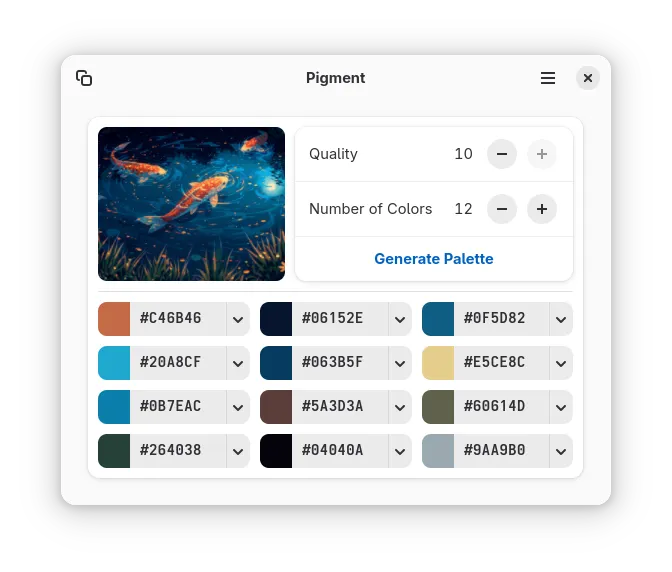 Example image showing fish