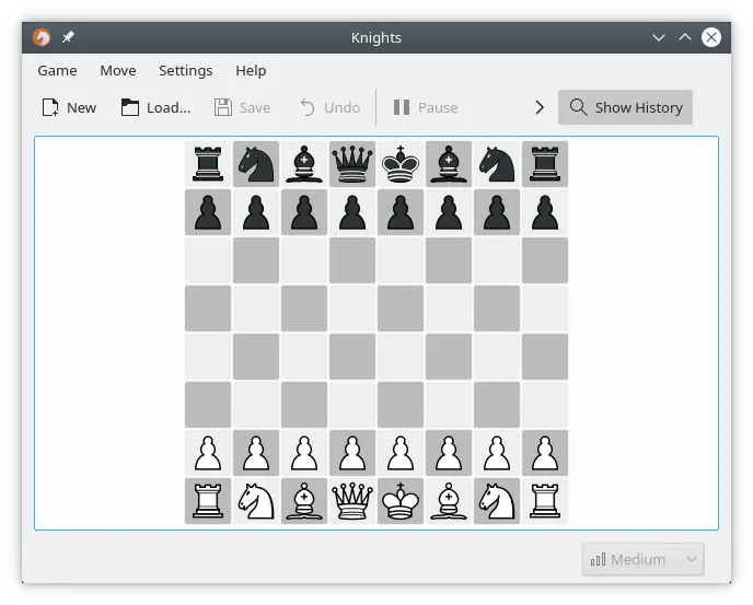 Knights, chess game