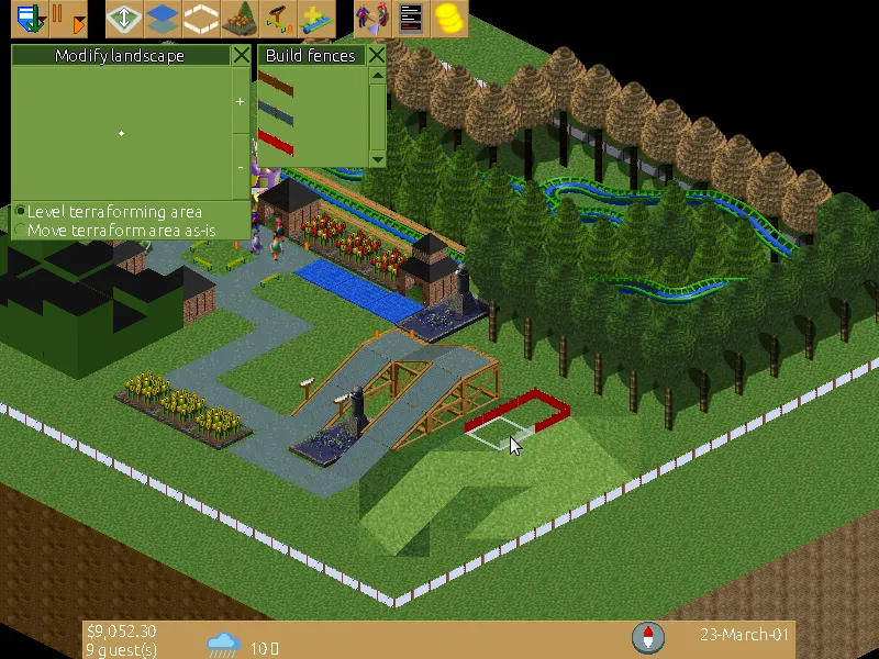 A park in the game