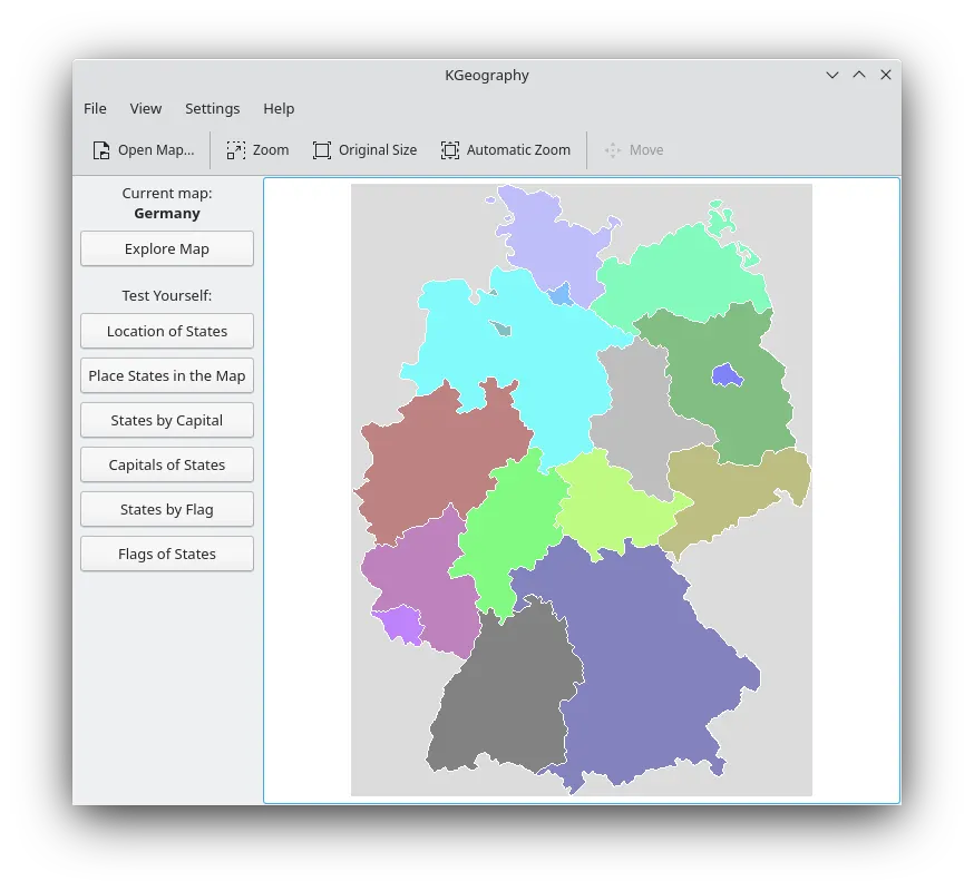 Training geography with KGeography